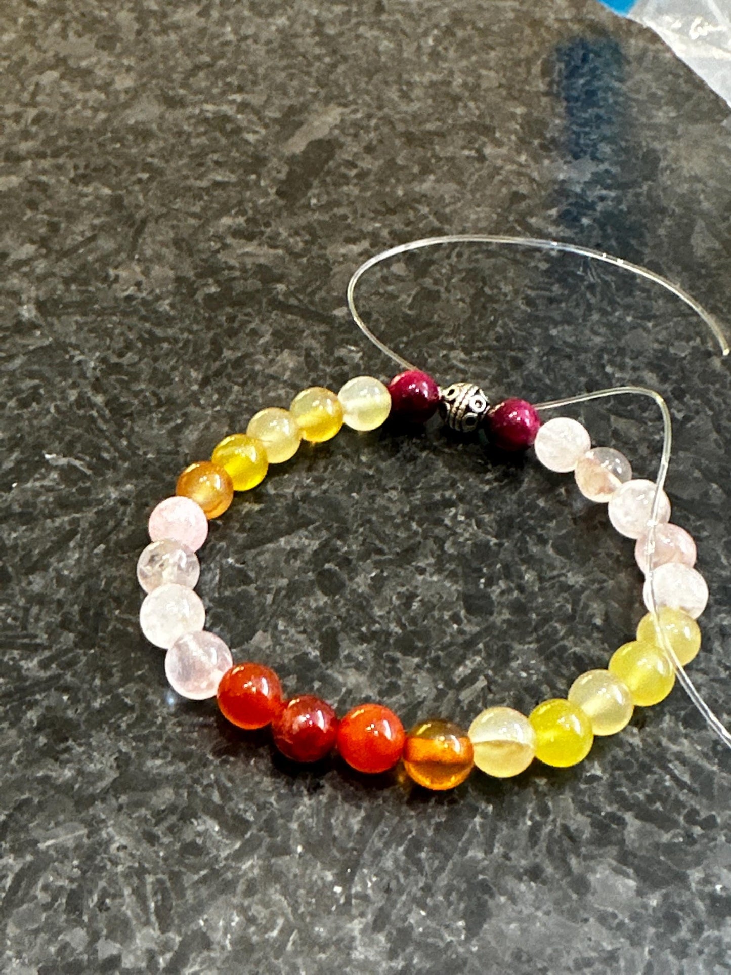 Stackable Multi Color Gemstone Bracelet