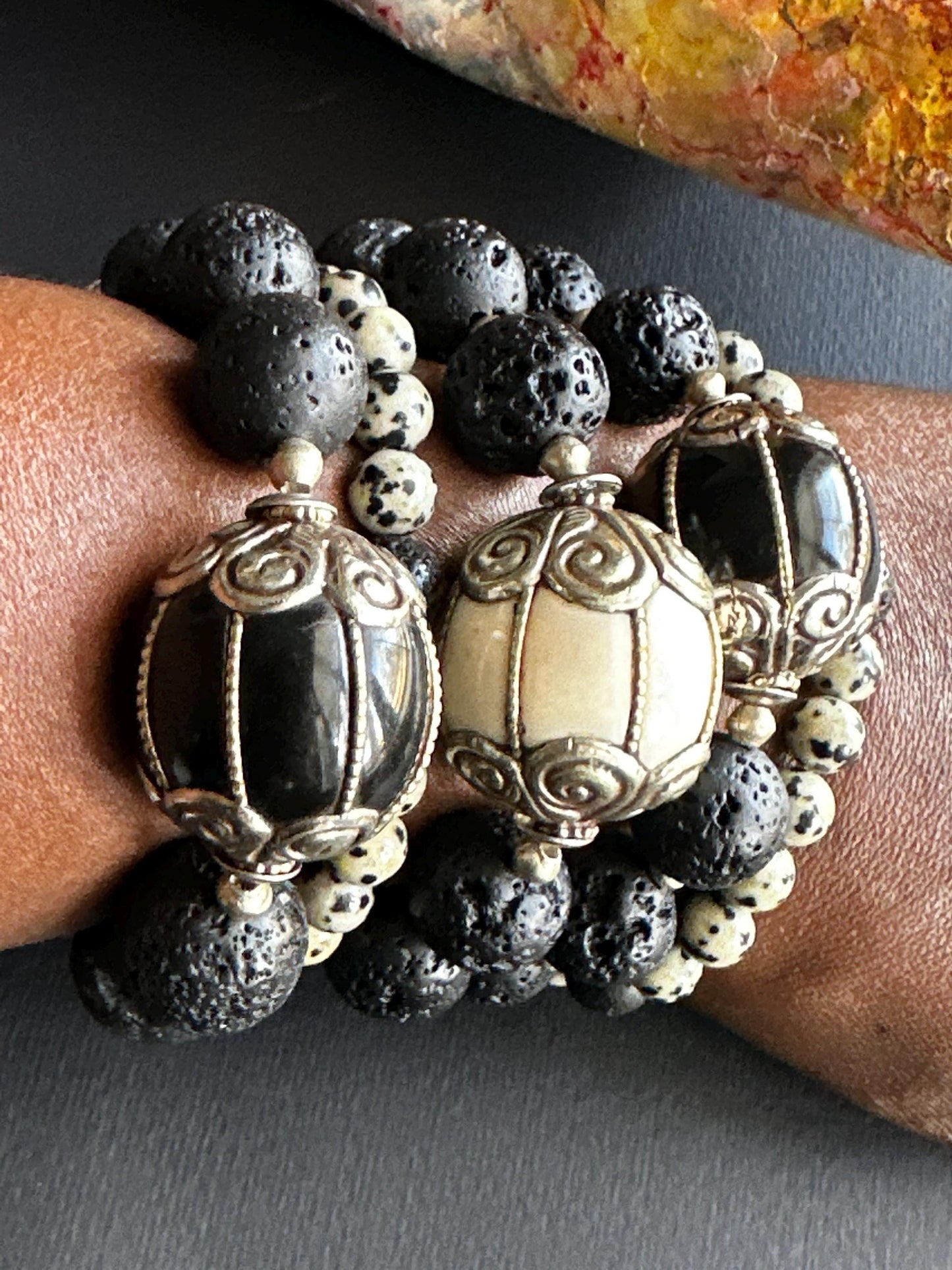 Lava Love Stack Unisex Statement Bracelets