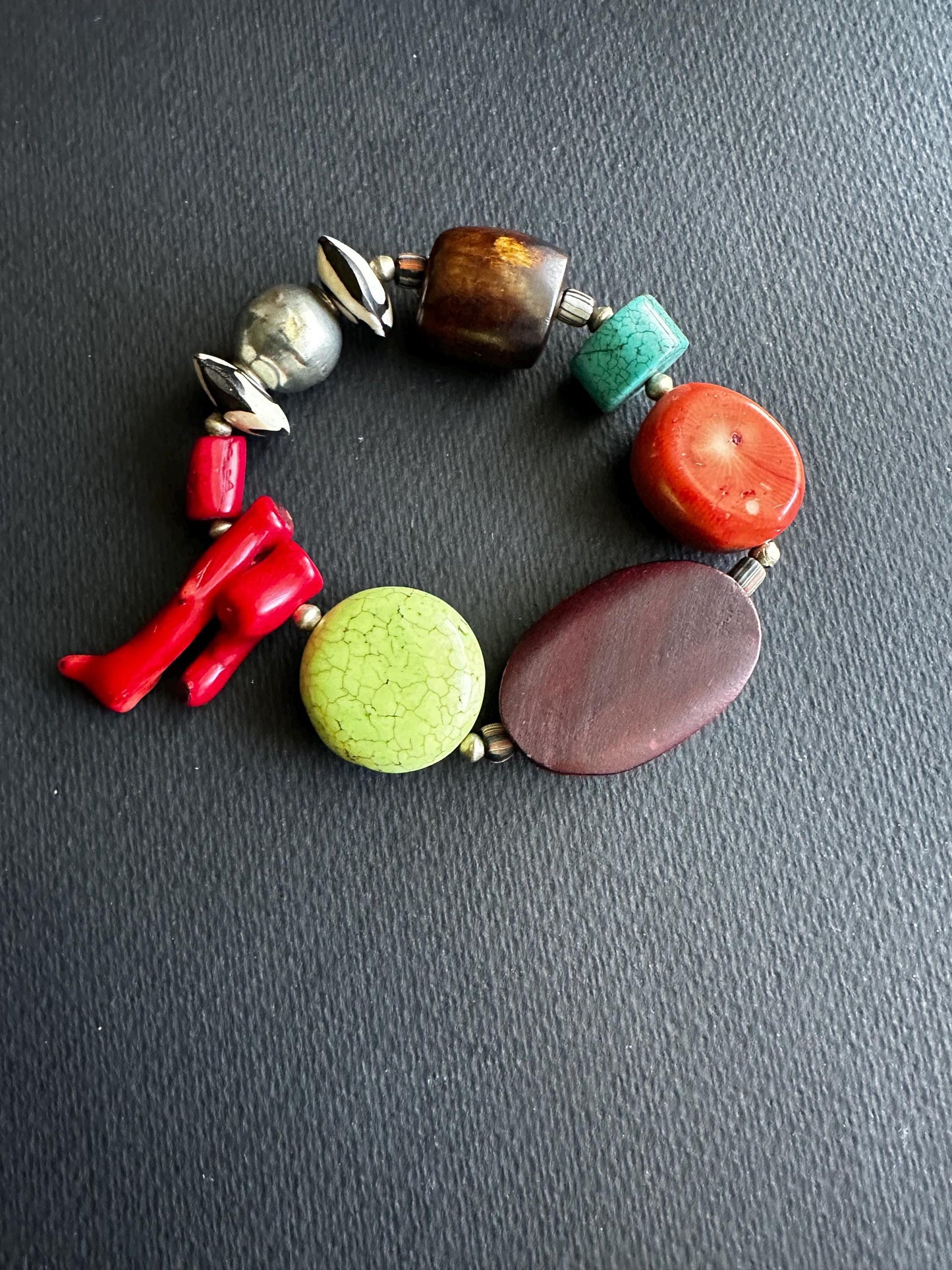 XL Bold and Sassy OOAK Statement Bracelet