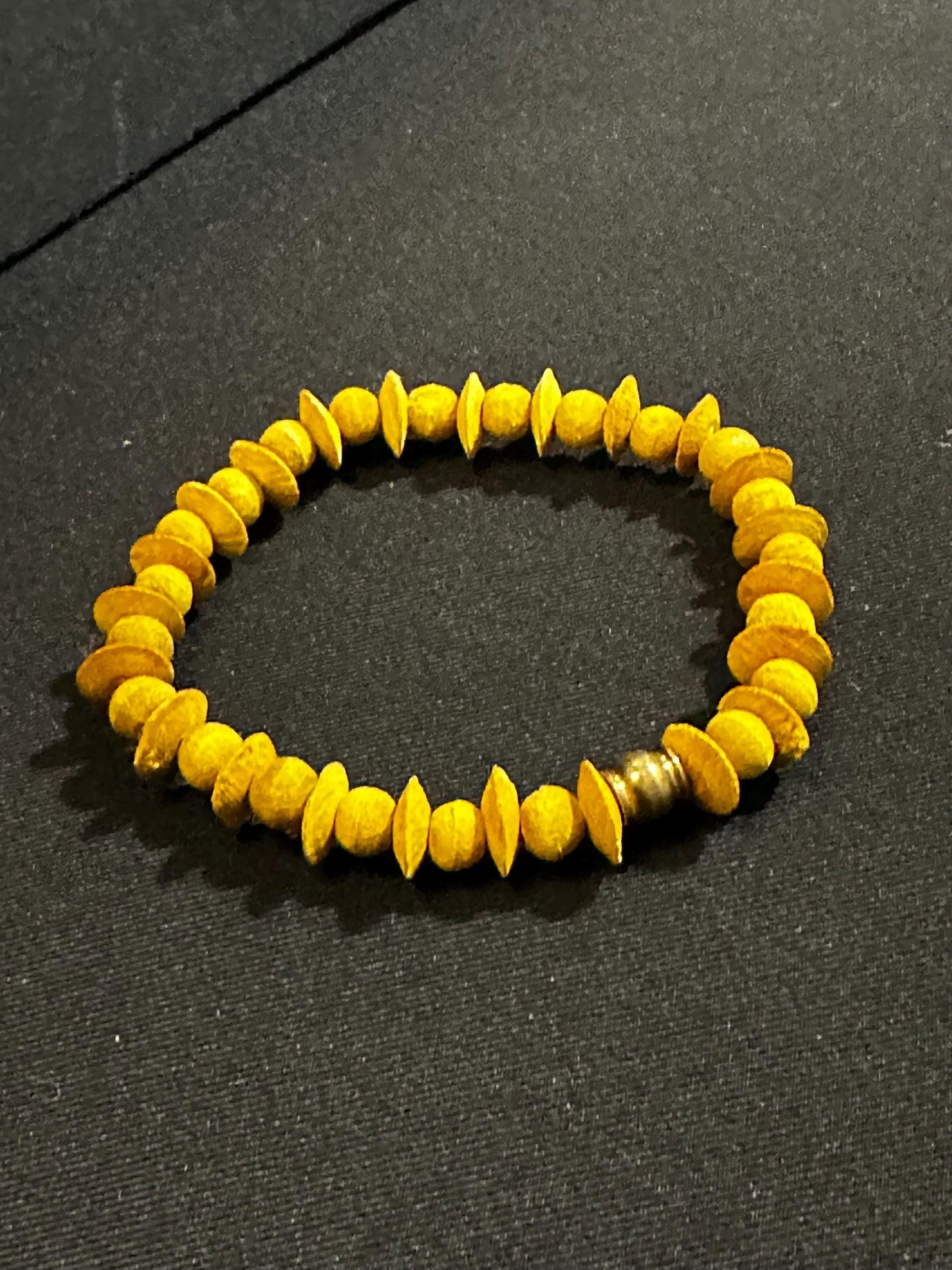 Purple and Gold Unisex Stackable Bracelets