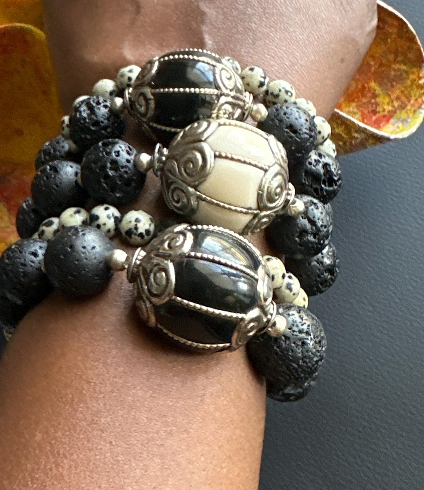 Lava Love Stack Unisex Statement Bracelets