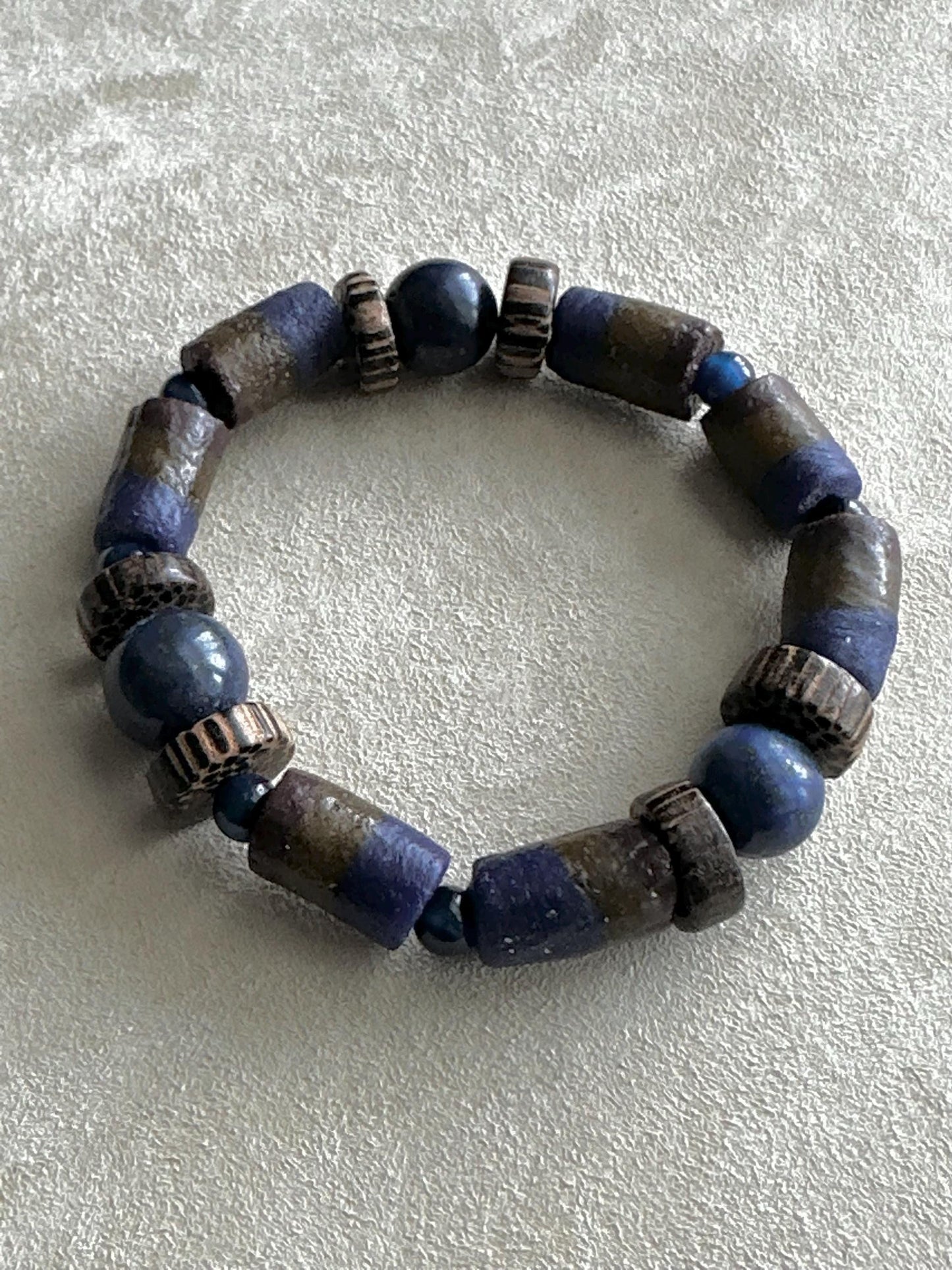 Krobo Glass Beaded - Handmade by Attrice- OOAK
