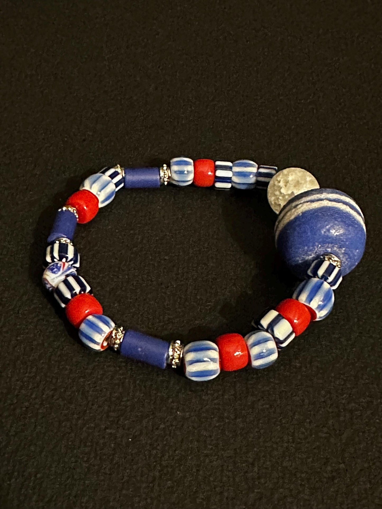 Fall Refresh Red White Blue HTX Inspired Stackable Bracelet