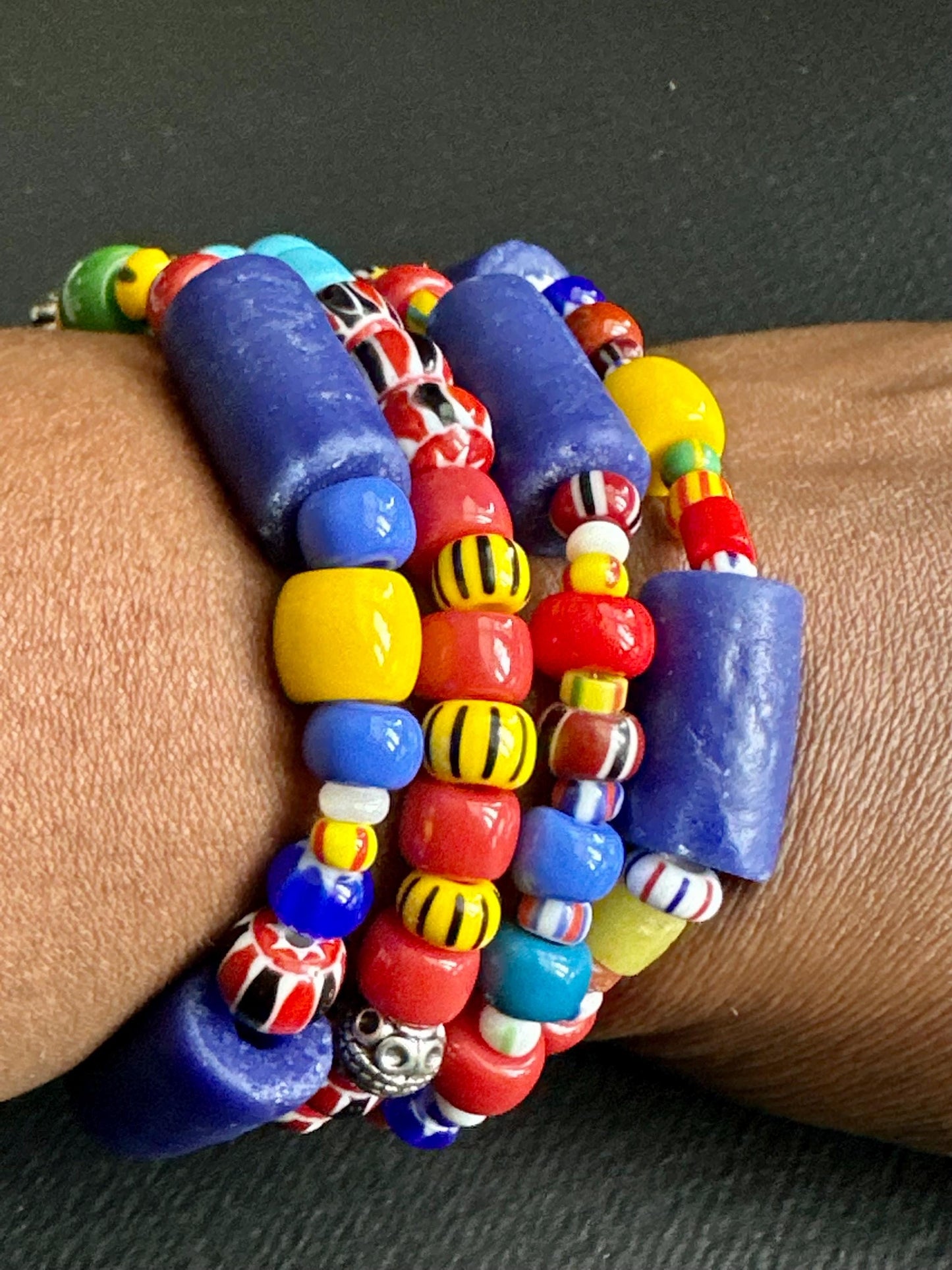Multi Color Fun and Festive Everyday Stackable Bracelets