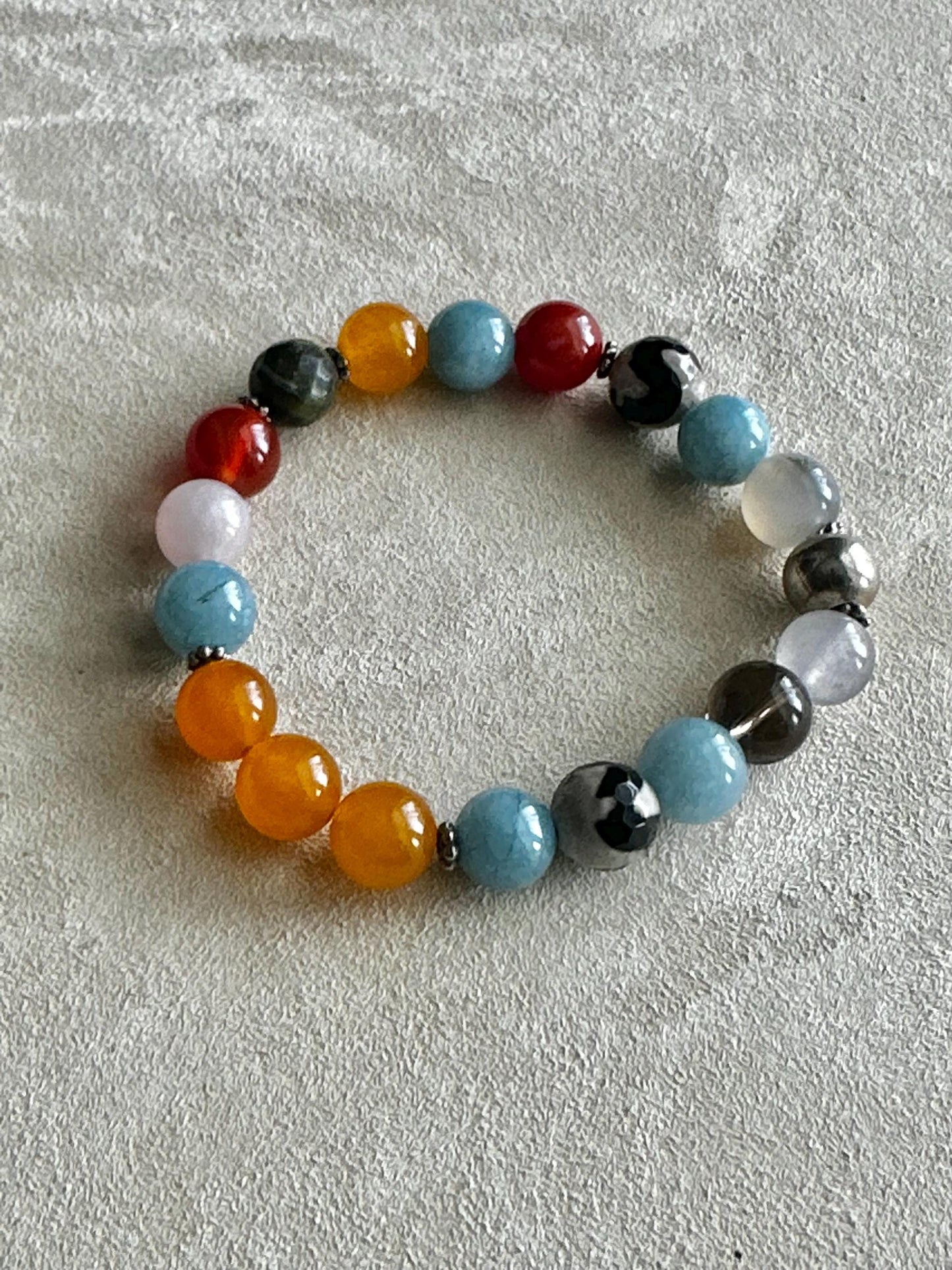 Stackable Multi Color Gemstone Bracelet