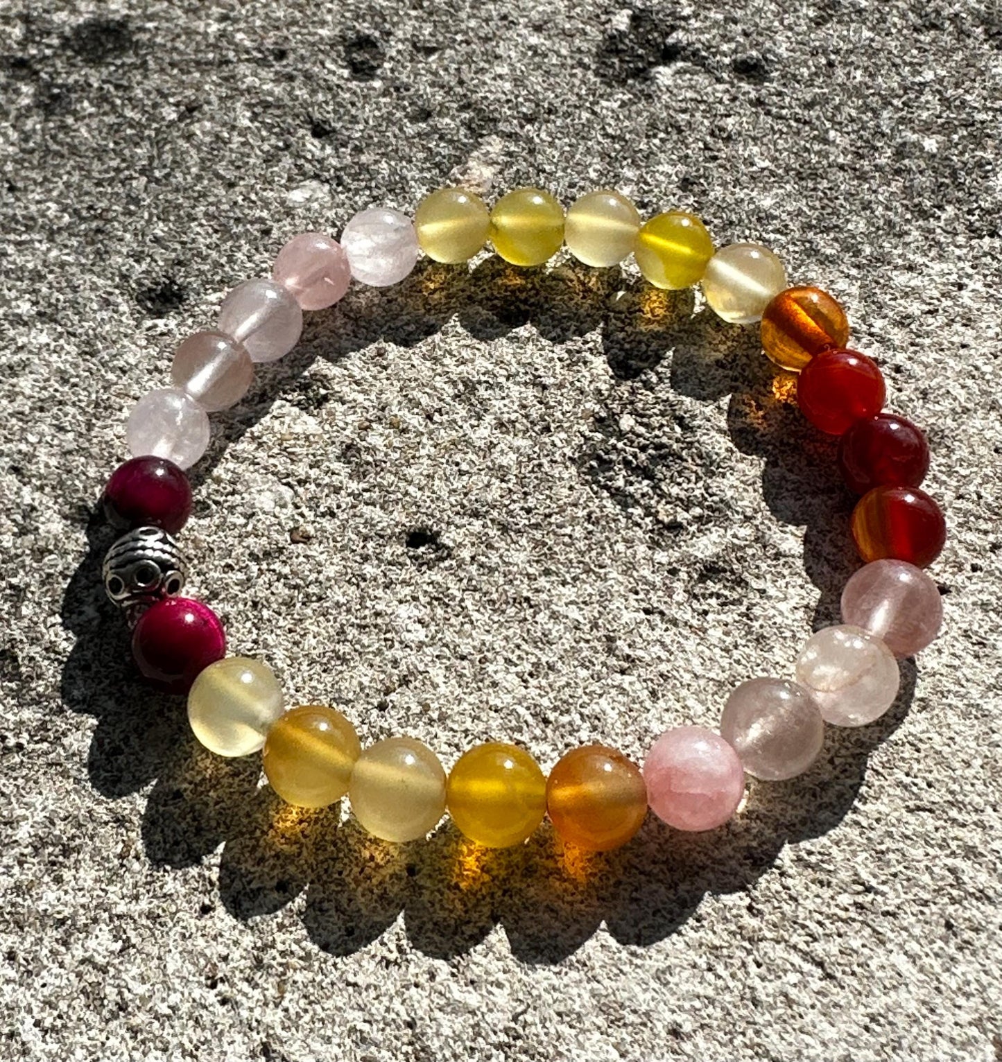 Stackable Multi Color Gemstone Bracelet