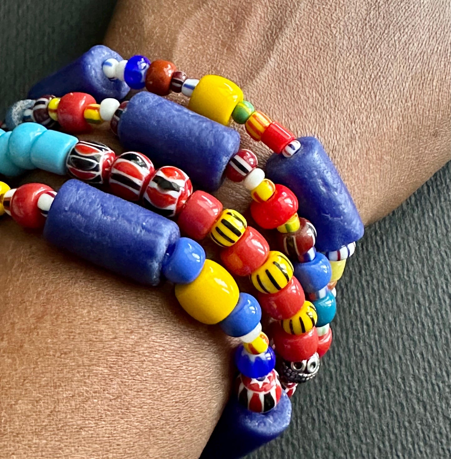 Multi Color Fun and Festive Everyday Stackable Bracelets