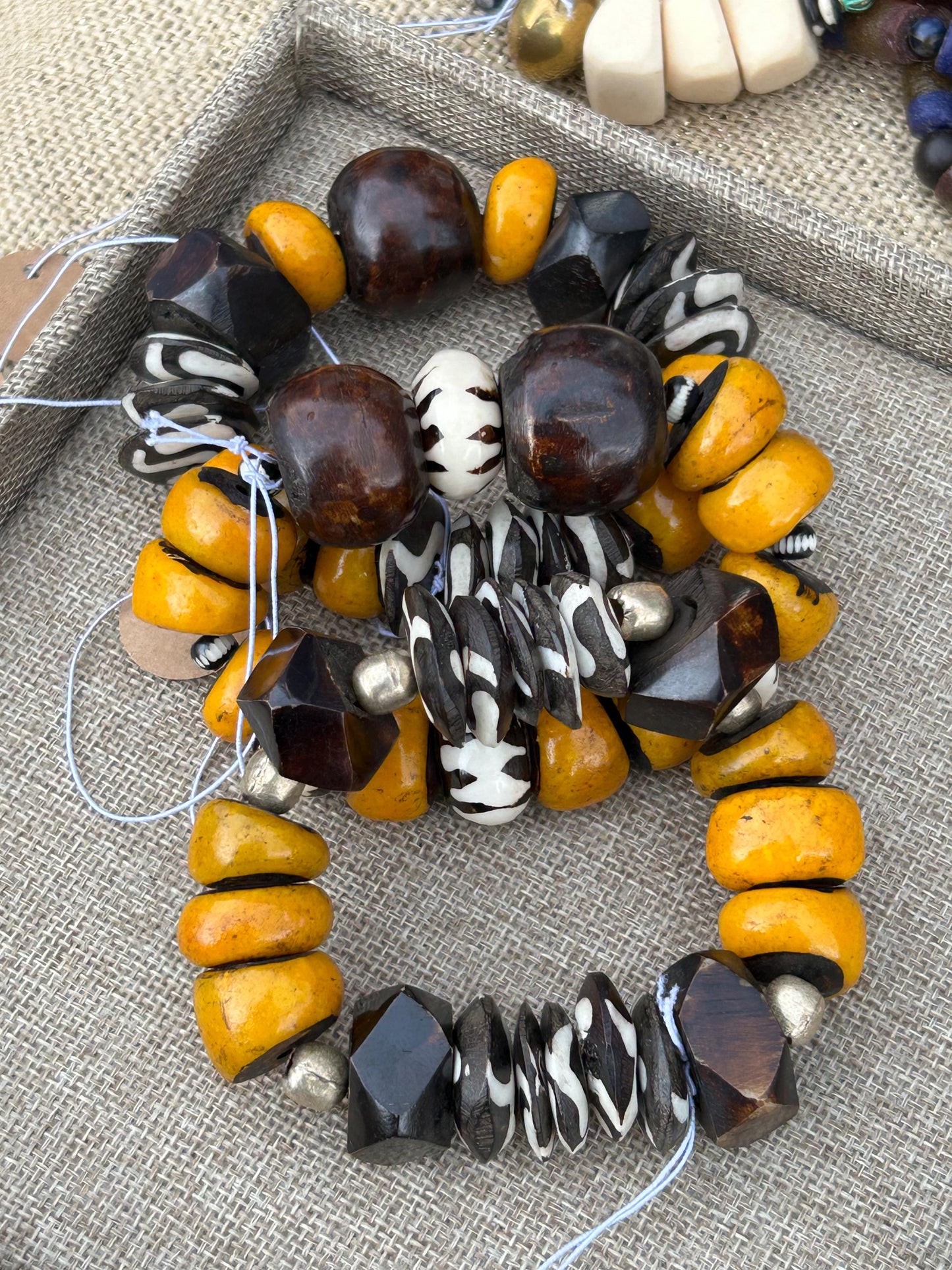 Chunky Bold Origins Bracelet | Handmade Statement Jewelry | Trecie’s Shoppe
