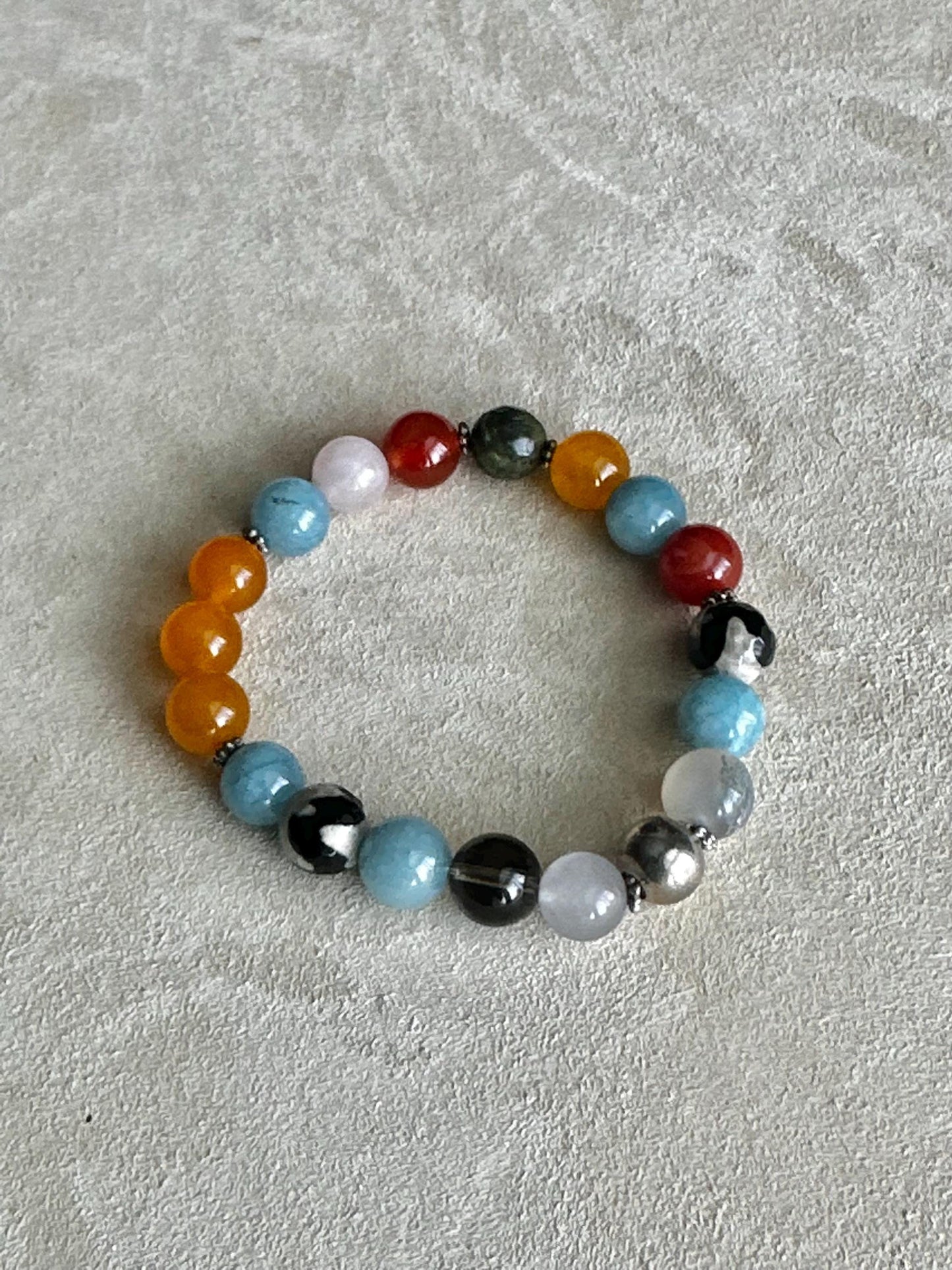 Stackable Multi Color Gemstone Bracelet