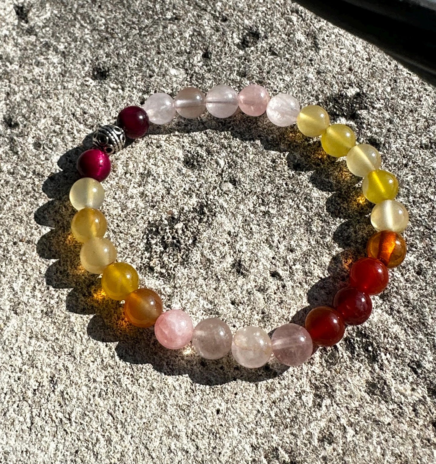 Stackable Multi Color Gemstone Bracelet