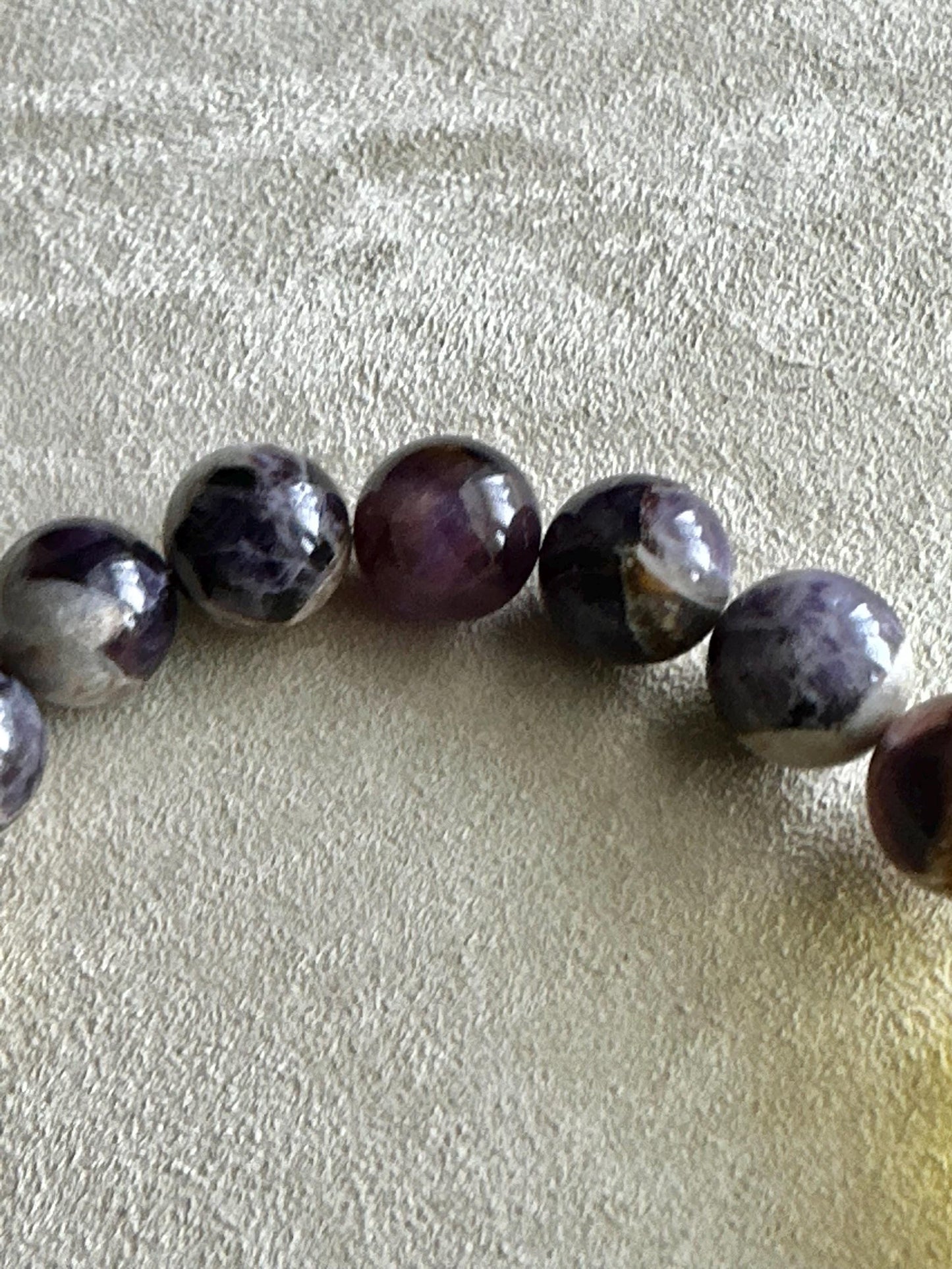 Amethyst & Yellow Quartz Statement Bracelet | One-of-a-Kind Crystal Bracelet | Boho Unisex Jewelry | Handmade by Attrice