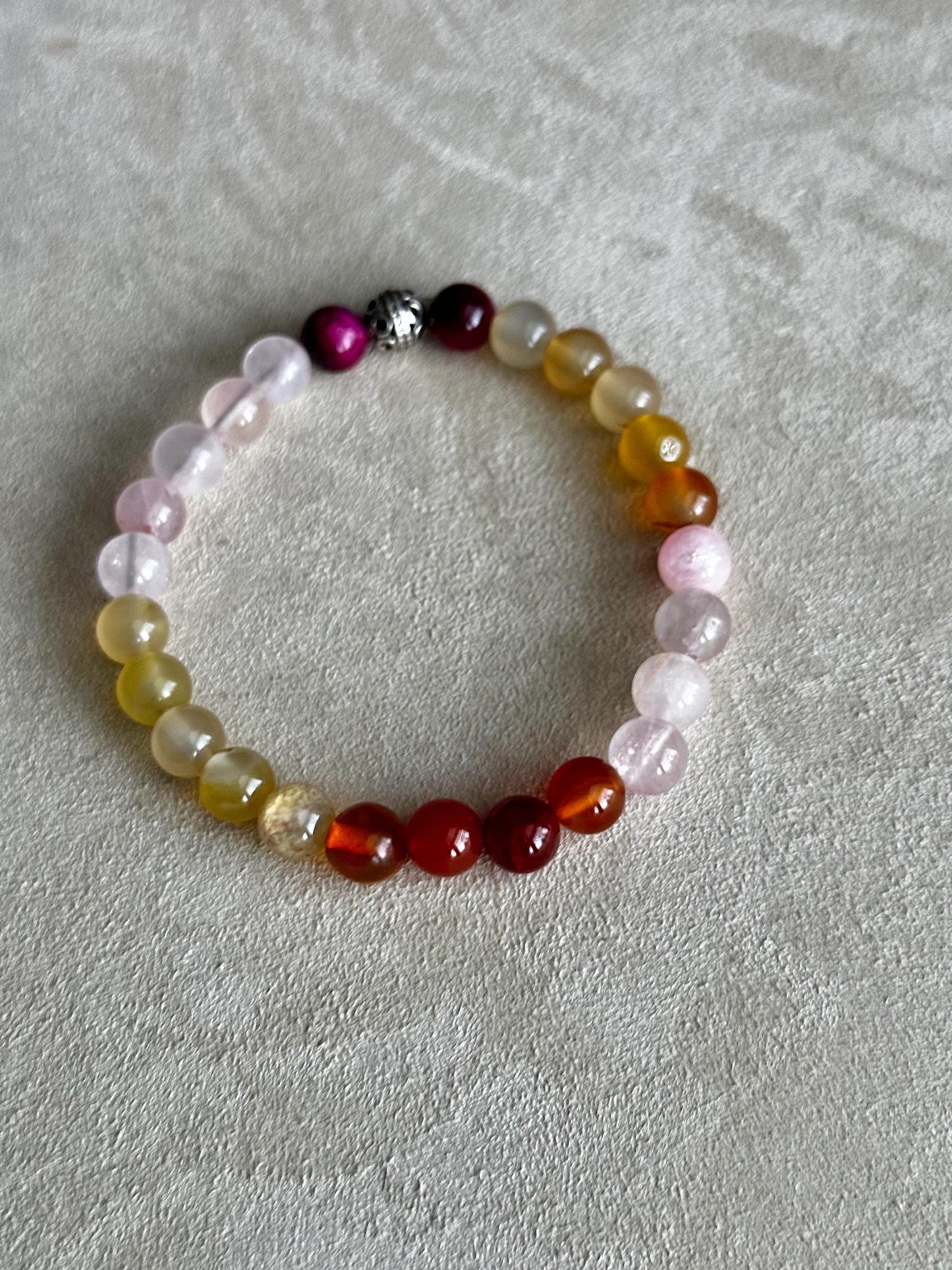 Stackable Multi Color Gemstone Bracelet
