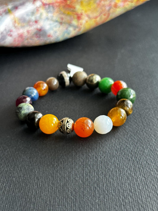 Stackable Blast of Color Gemstone Bracelet