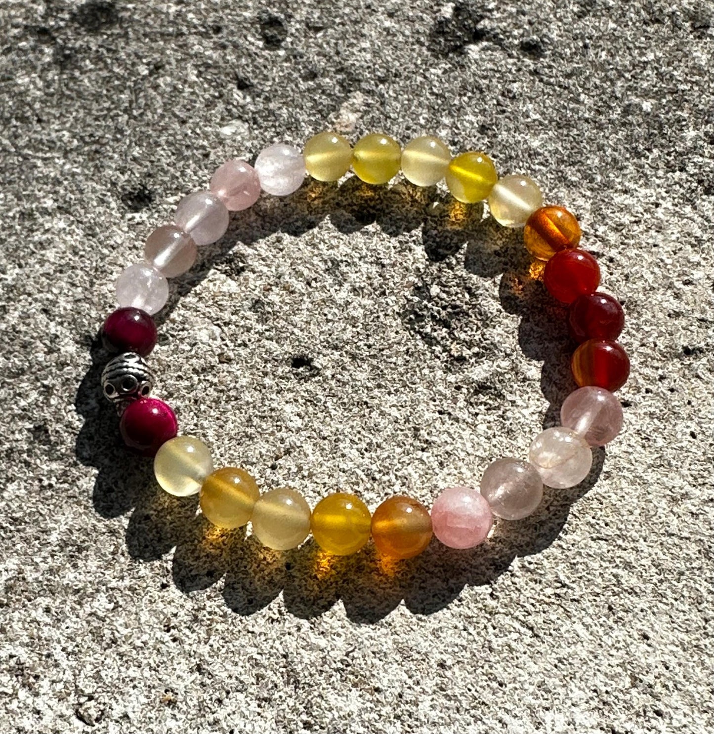 Stackable Multi Color Gemstone Bracelet