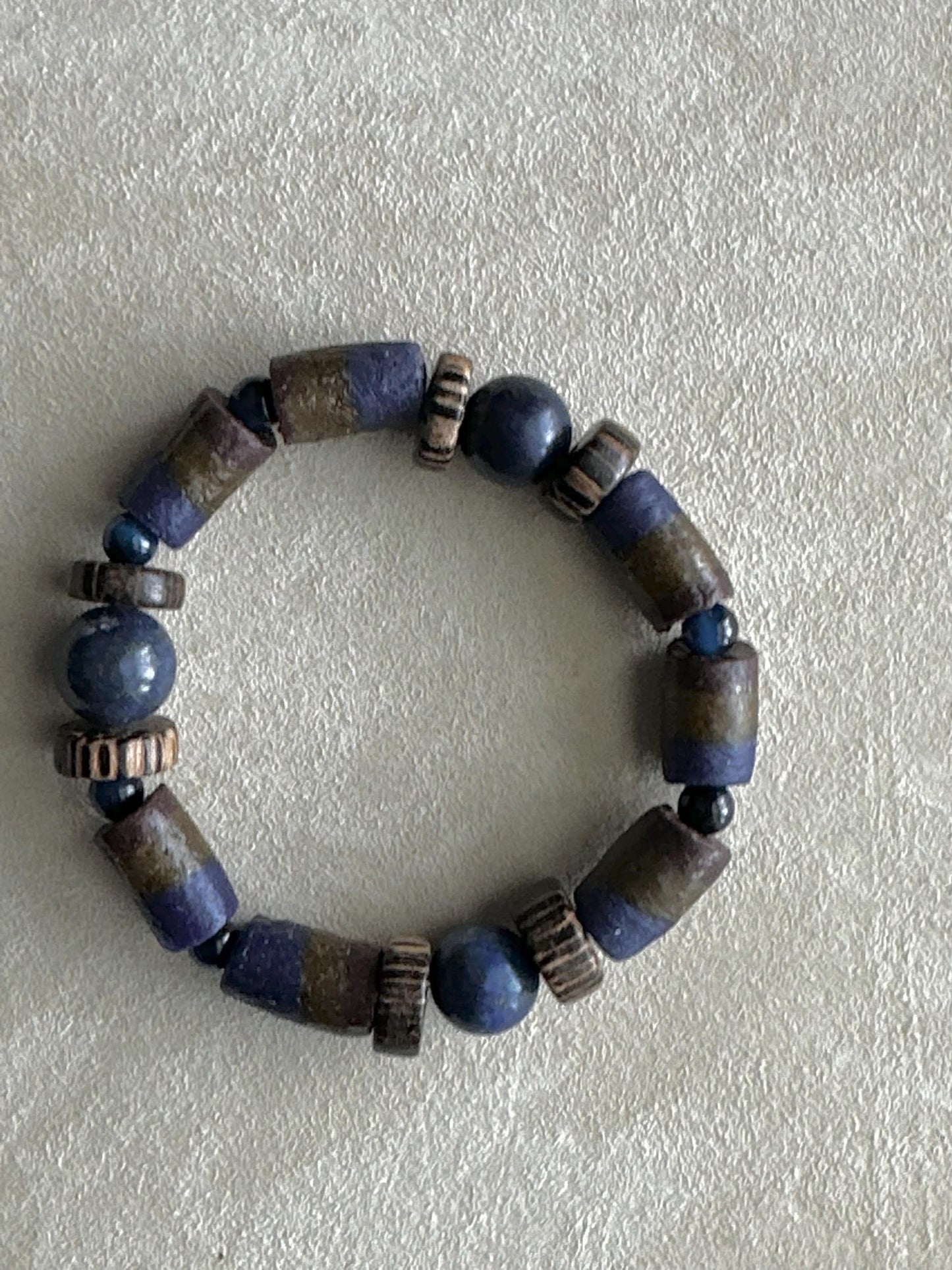 Krobo Glass Beaded - Handmade by Attrice- OOAK