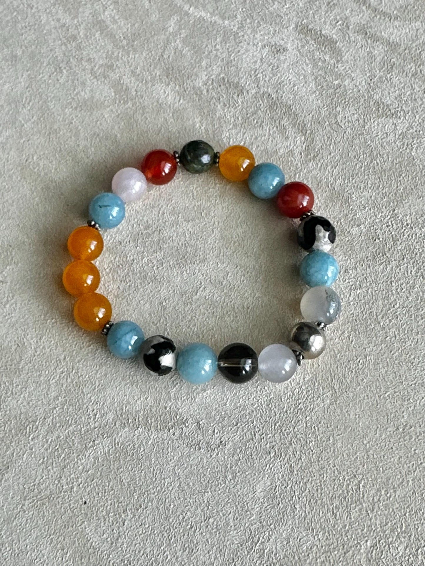 Stackable Multi Color Gemstone Bracelet