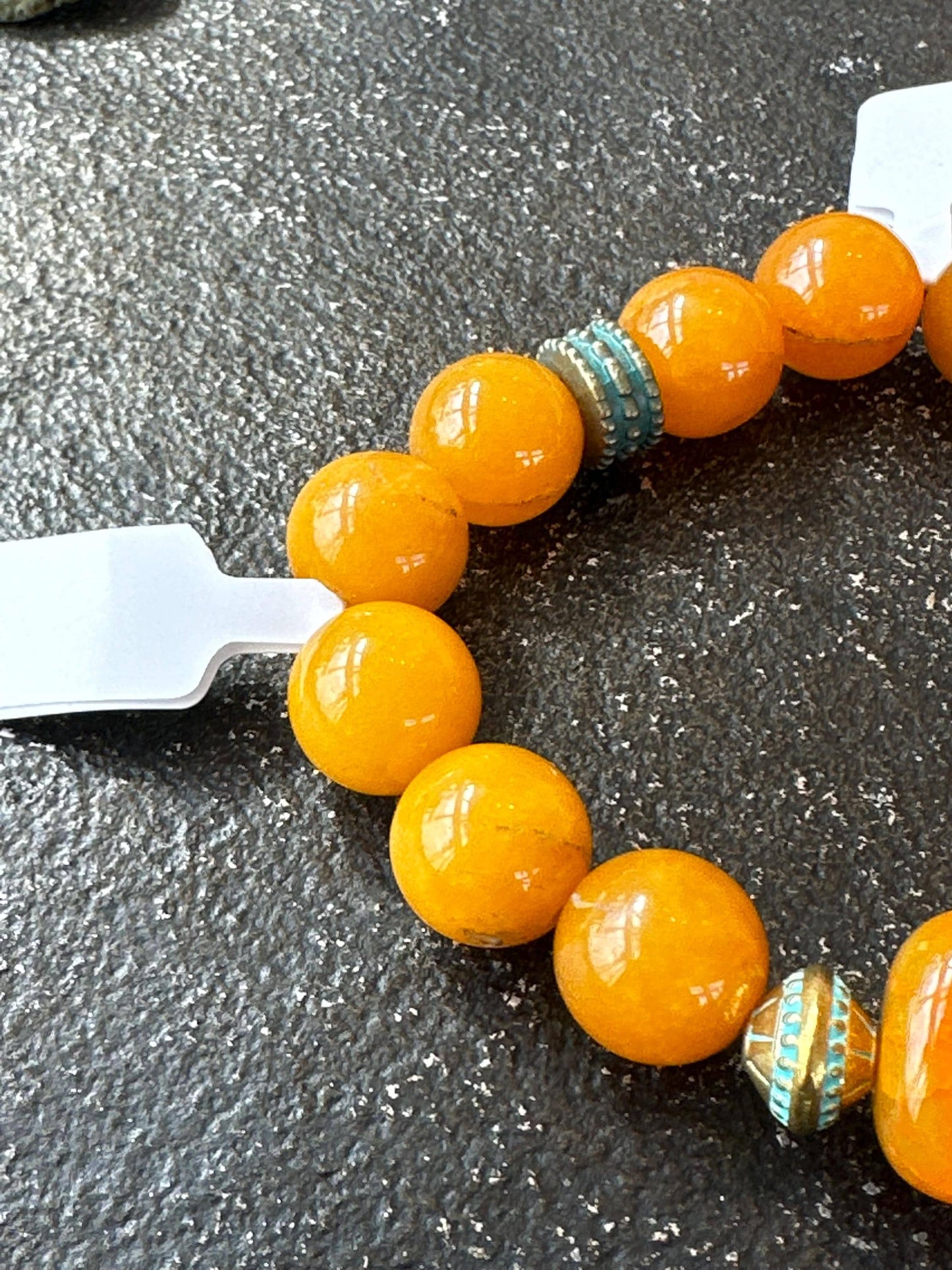 Orange Beaded Bracelets