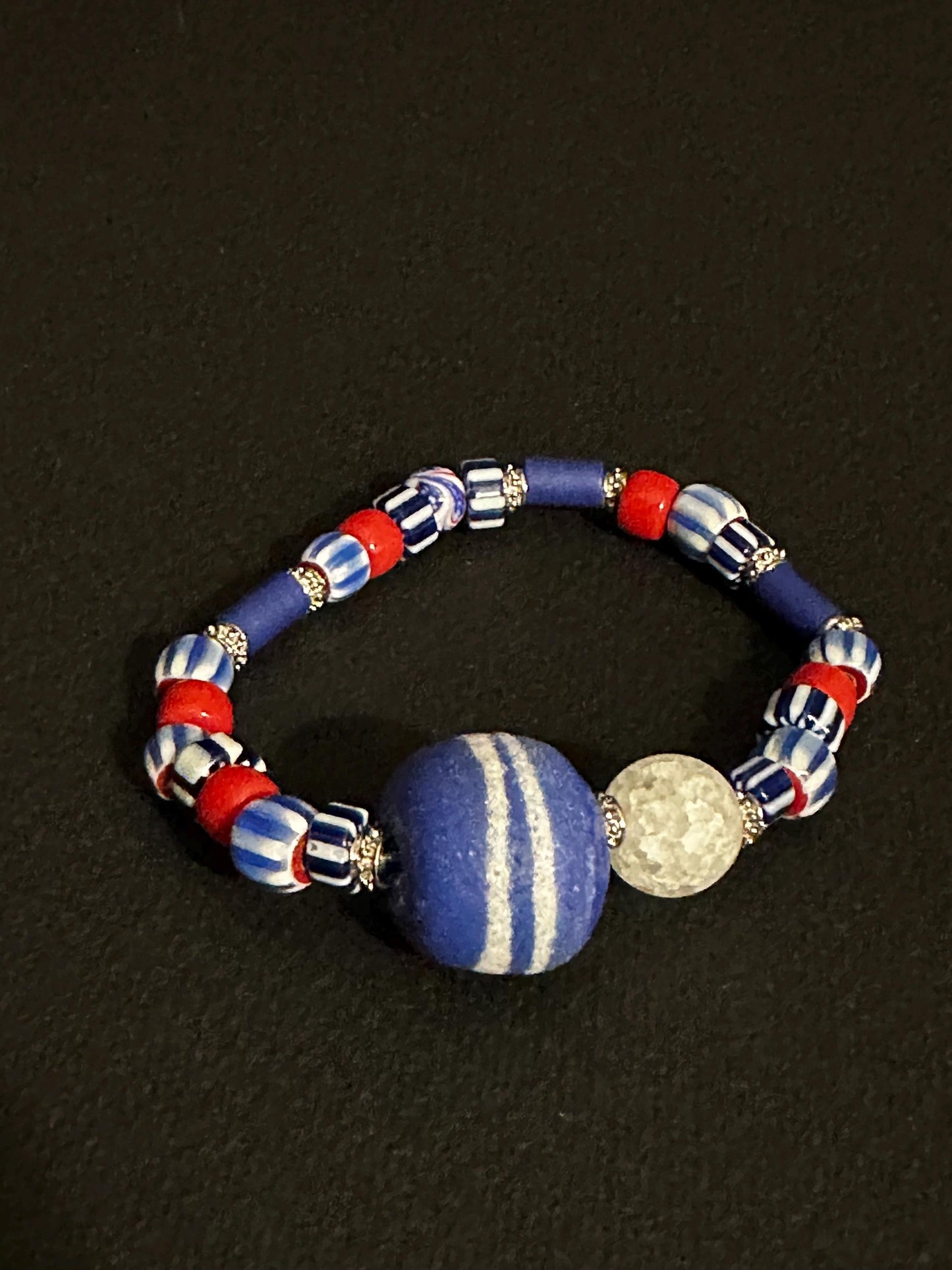 Fall Refresh Red White Blue HTX Inspired Stackable Bracelet