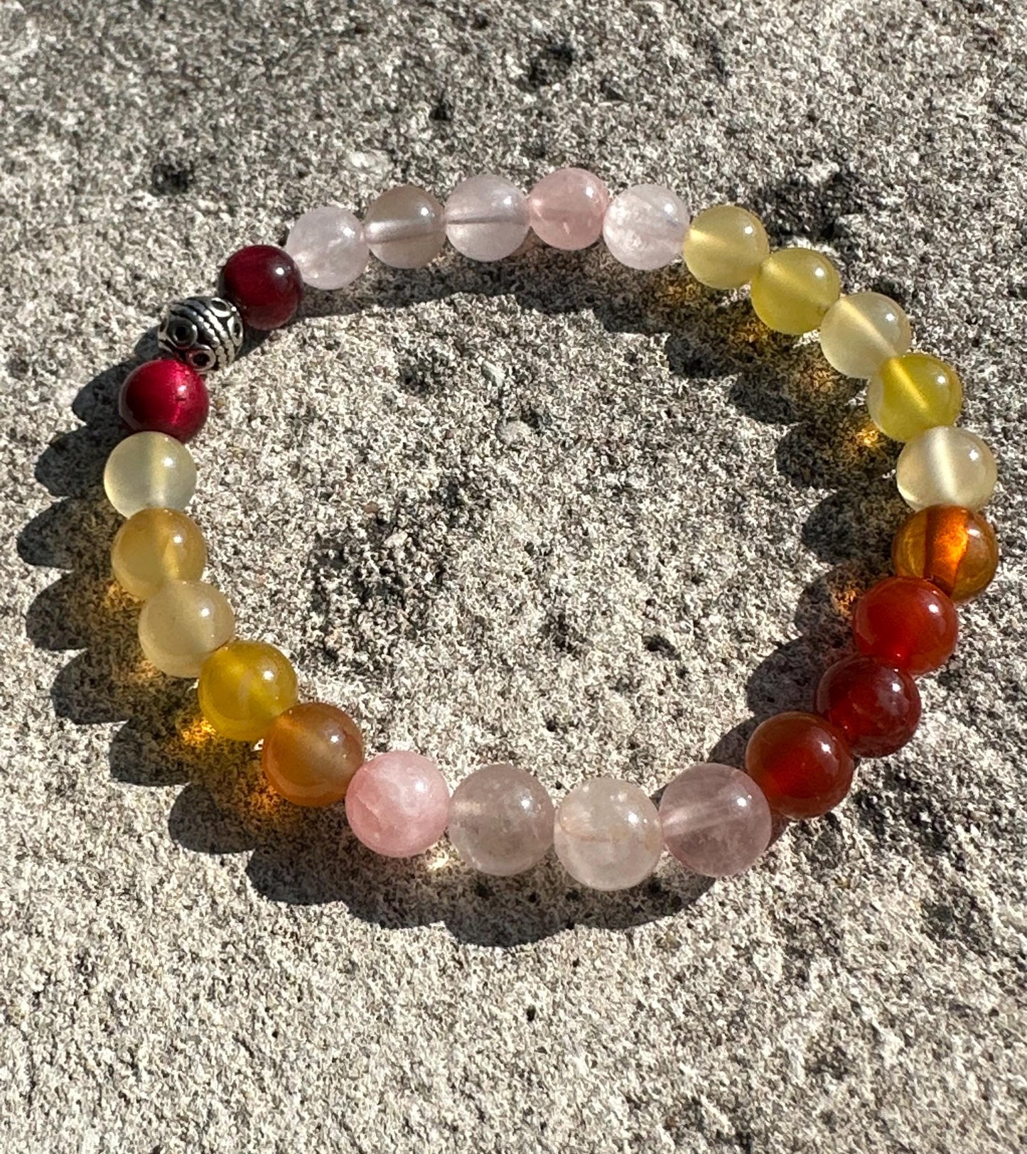 Stackable Multi Color Gemstone Bracelet